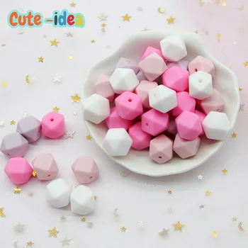 Cute-idea 300pcs 14mm Hexagon Silicone Beads Baby Teething Toy Food Grade Teether DIY Chewable Silicona Necklace Pacifier Chain
Cute-idea 300pcs 14mm Hexagon Silicone Beads Baby Teething Toy Food Grade Teether DIY Chewable Silicona Necklace Pacifier Chain