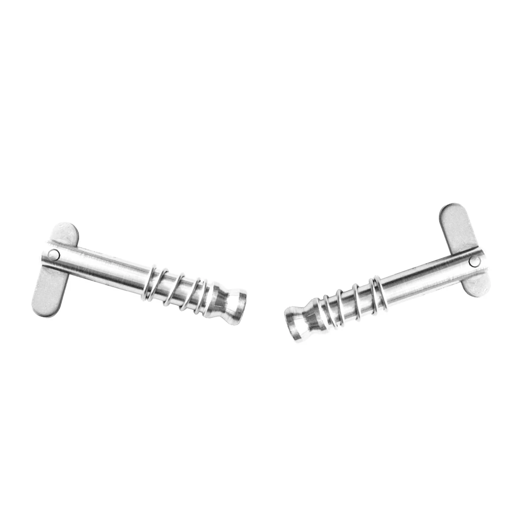 2pcs Boat Bimini Top Quick Release Pin Spring Loaded - Marin Stainless Steel 2pcs Boat Bimini Top Quick Release Pin Spring Loaded - Marin Stainless Steel