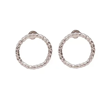 New Style Simple Alloy Earring Ornament Elegant-Style Geometry Ear Stud Simplicity Circle Metal Earrings
New Style Simple Alloy Earring Ornament Elegant-Style Geometry Ear Stud Simplicity Circle Metal Earrings
