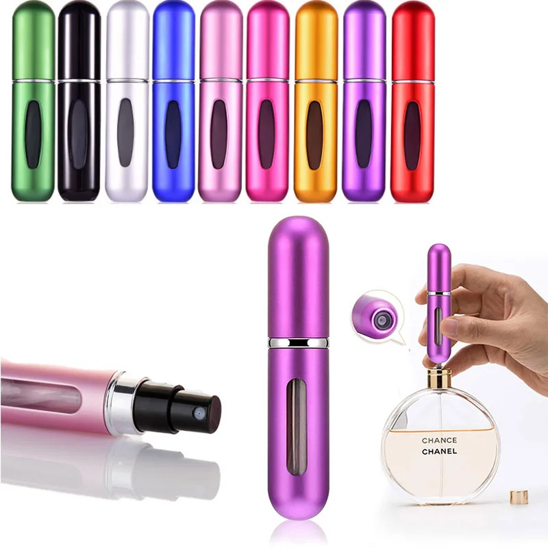 1pc 5ml Refillable Mini Perfume Spray Bottle Aluminum Spray Atomizer Portable Travel Cosmetic Container Perfume Bottle
1pc 5ml Refillable Mini Perfume Spray Bottle Aluminum Spray Atomizer Portable Travel Cosmetic Container Perfume Bottle