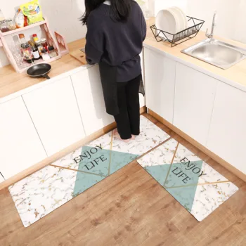 Stone Pattern Non-slip Kitchen Mat PVC Leather Floor Mat Large Entrance Doormat Bedroom Waterproof Oilproof Modern Kitchen Rug
Stone Pattern Non-slip Kitchen Mat PVC Leather Floor Mat Large Entrance Doormat Bedroom Waterproof Oilproof Modern Kitchen Rug
