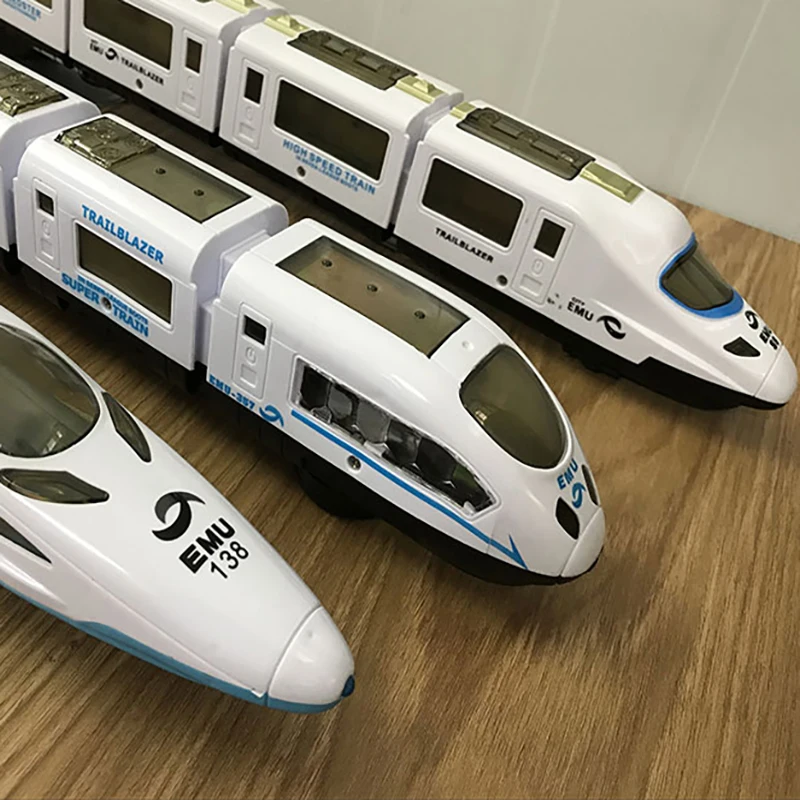 Christmas Gift Children's Electric Toy Train Sound, Light and Music Universal Driving Simulation Harmony EMU High-speed Rail
Christmas Gift Children's Electric Toy Train Sound, Light and Music Universal Driving Simulation Harmony EMU High-speed Rail