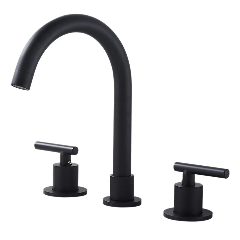 3PCS LFS-A0688-MT-C Two Handle Widespread Bathroom Sink Faucet with Crop Up Drain Assembly,Matte Black
3PCS LFS-A0688-MT-C Two Handle Widespread Bathroom Sink Faucet with Crop Up Drain Assembly,Matte Black