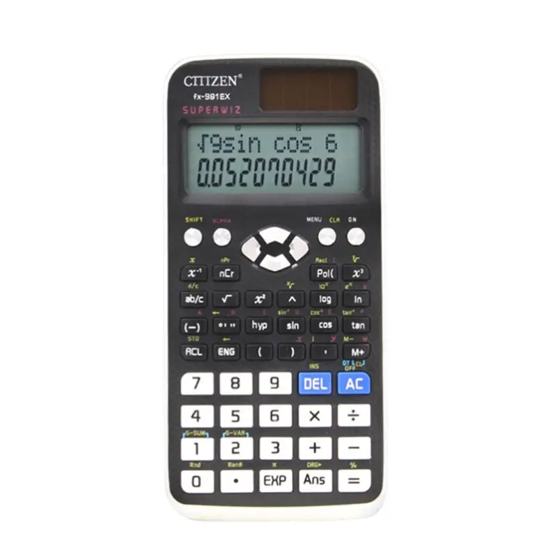 Scientific Handheld Multi-function Calculator Students Stationary Calculating Tool Supplies
Scientific Handheld Multi-function Calculator Students Stationary Calculating Tool Supplies