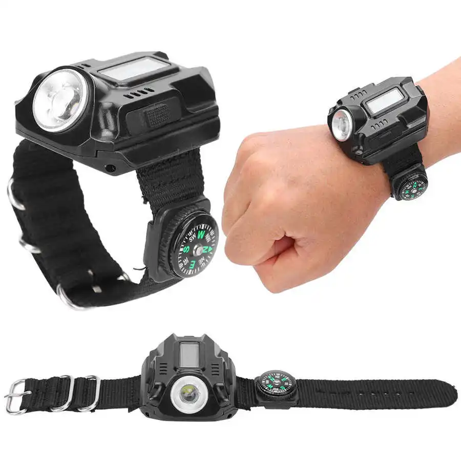 ABS Wrist LED Light Hand Flashlight with Display Electronic Watch Multi-Functional Watch Light For Outdoor Camping Accessory
ABS Wrist LED Light Hand Flashlight with Display Electronic Watch Multi-Functional Watch Light For Outdoor Camping Accessory