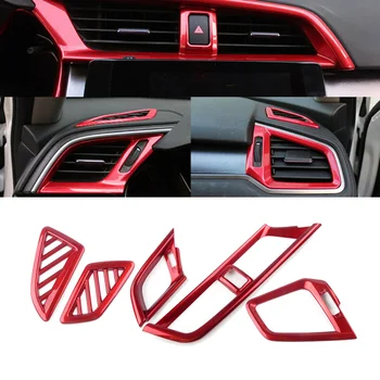 New Arrival High Quality Red ABS Auto Car Air Outlet Frame Cover Trim Fit For Honda Civic 10th 2016-2019
New Arrival High Quality Red ABS Auto Car Air Outlet Frame Cover Trim Fit For Honda Civic 10th 2016-2019