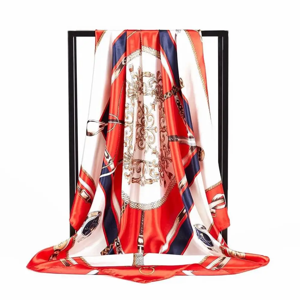 NewSilk Scarf Fashion Foulard Satin Shawl Scarfs Big Size 90*90cm Square silk Hair /Head Scarves Women bandana Handkerchief DF16
NewSilk Scarf Fashion Foulard Satin Shawl Scarfs Big Size 90*90cm Square silk Hair /Head Scarves Women bandana Handkerchief DF16