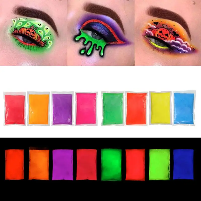 100g 8 Colors Resin Bright Fluorescent UV Pigment Powder Black Light Reactive Luminous Resin Pigment Kit Jewerly Making
100g 8 Colors Resin Bright Fluorescent UV Pigment Powder Black Light Reactive Luminous Resin Pigment Kit Jewerly Making