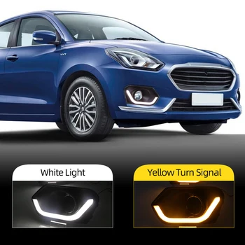 Car flashing 1pair LED Car 12V LED DRL Daytime Running Light With Turn Signal Relay Waterproof Cover For Suzuki Dzire 2017 2018
Car flashing 1pair LED Car 12V LED DRL Daytime Running Light With Turn Signal Relay Waterproof Cover For Suzuki Dzire 2017 2018