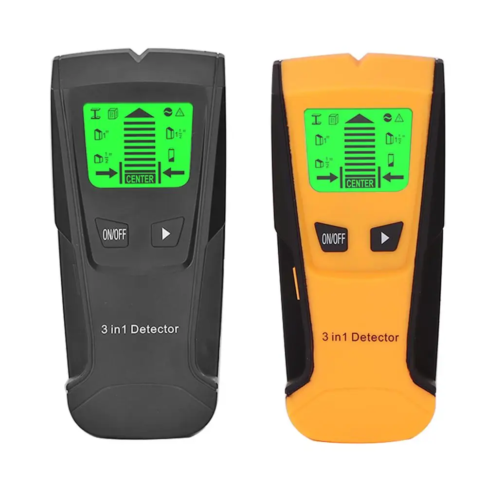 Metal Detector Find Metal Wood Studs AC Cable Voltage Live Wire Detect Wall Scanner Electric Box Finder Wall Detector 3 In 1
Metal Detector Find Metal Wood Studs AC Cable Voltage Live Wire Detect Wall Scanner Electric Box Finder Wall Detector 3 In 1