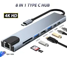 Mosible USB C Hub HDMI-compatible VGA Rj45 Thunderbolt 3 Adapter with PD TF SD Card Reader Hub 3.0 for MacBook Pro/Air M1 Type-C
Mosible USB C Hub HDMI-compatible VGA Rj45 Thunderbolt 3 Adapter with PD TF SD Card Reader Hub 3.0 for MacBook Pro/Air M1 Type-C
