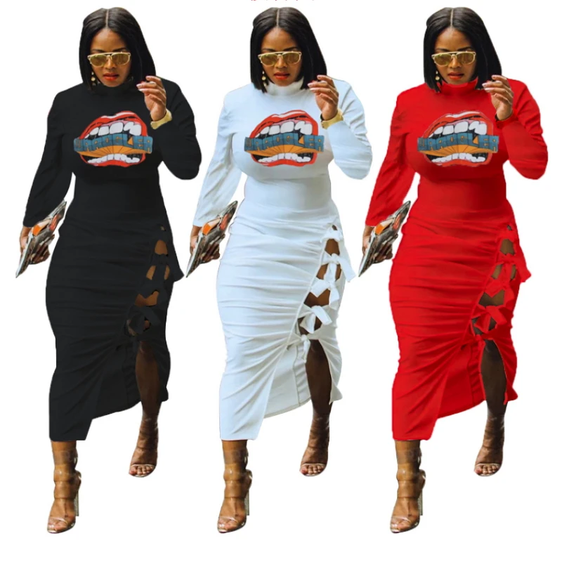 Cartoon Printed Bodycon Bandage Dress Side Split Maxi Dresses Long Sexy Casual Robe Femme Ribbons Asymmetrical Ropa Mujer Bow
Cartoon Printed Bodycon Bandage Dress Side Split Maxi Dresses Long Sexy Casual Robe Femme Ribbons Asymmetrical Ropa Mujer Bow