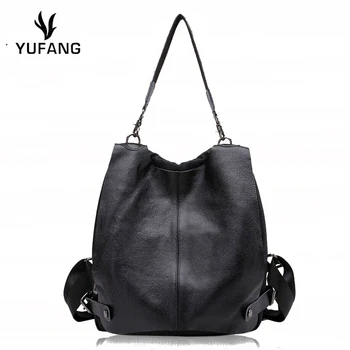 YUFANG Girls Backpack Genuine Leather With Oxford Women Backpack Preppy Student School Bag Black Color Shoulder Bag Teenager
YUFANG Girls Backpack Genuine Leather With Oxford Women Backpack Preppy Student School Bag Black Color Shoulder Bag Teenager
