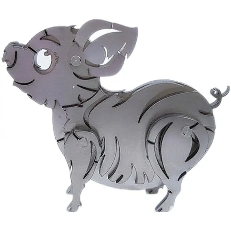 Steel MOKR 3D Metal Puzzle Pig DIY Jigsaw Model Gift And Toys Puzzles For Kids Adults Learning Education
Steel MOKR 3D Metal Puzzle Pig DIY Jigsaw Model Gift And Toys Puzzles For Kids Adults Learning Education