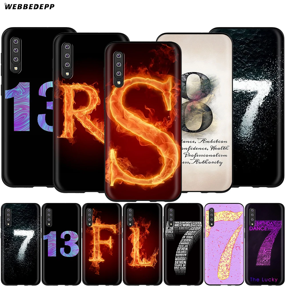 Webbedepp Black Letter Lucky Number Case for Samsung Galaxy S7 S8 S9 S10 Plus Edge Note 10 8 9 A10 A20 A30 A40 A50 A60 A70
Webbedepp Black Letter Lucky Number Case for Samsung Galaxy S7 S8 S9 S10 Plus Edge Note 10 8 9 A10 A20 A30 A40 A50 A60 A70
