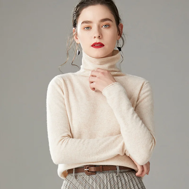 2019 Autumn And Winter New Style High Collar Woollen Sweater Women's 100% Pure Wool Heap Collar Loose-Fit Short Korean-style Thi
2019 Autumn And Winter New Style High Collar Woollen Sweater Women's 100% Pure Wool Heap Collar Loose-Fit Short Korean-style Thi
