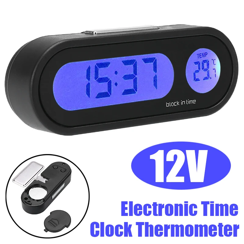 2 in 1 LED Digital Car Clock Thermometer Temperature Auto LCD Backlight Automotive Decoration Ornament Auto Accesories DIY
2 in 1 LED Digital Car Clock Thermometer Temperature Auto LCD Backlight Automotive Decoration Ornament Auto Accesories DIY
