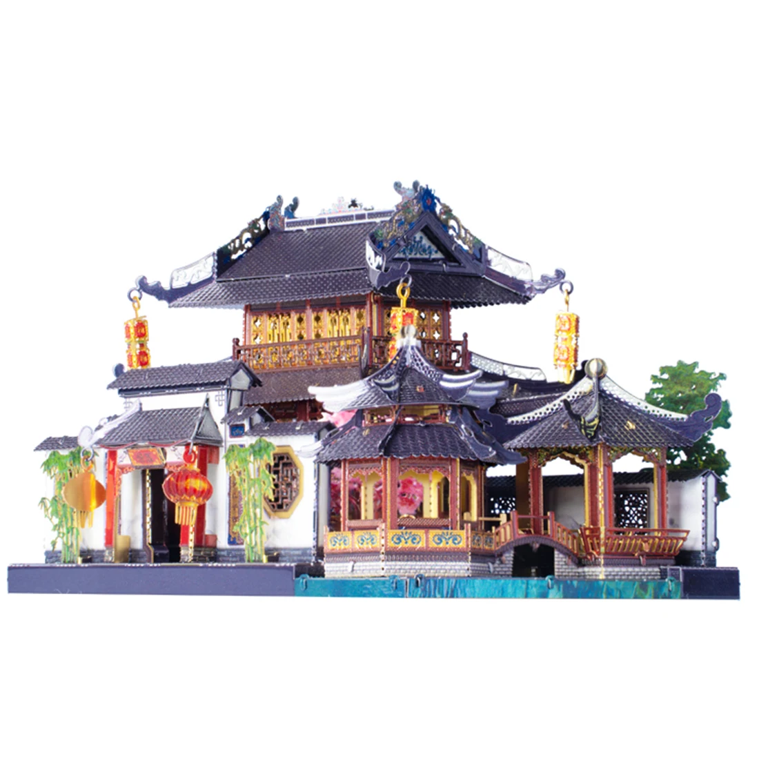 Art Model 3D DIY Metal Puzzle Su/Anhui Style Garden Chinese Assembly Building Model with Light Creative Gift Home Decor
Art Model 3D DIY Metal Puzzle Su/Anhui Style Garden Chinese Assembly Building Model with Light Creative Gift Home Decor