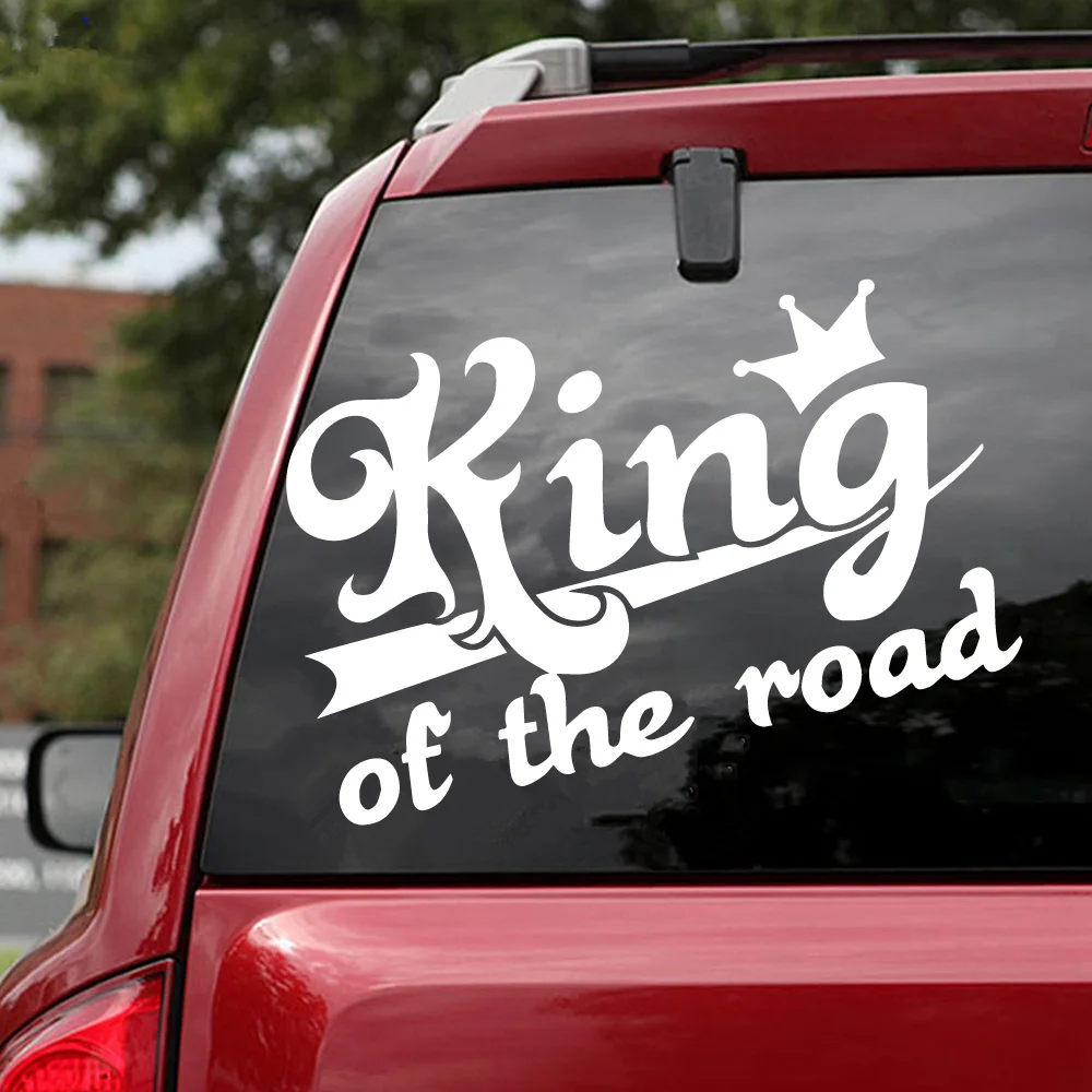 Colorful King of Road Stickers For Cars Motorcycle Decorative Stickers Car Window Rearview Mirror Decals
Colorful King of Road Stickers For Cars Motorcycle Decorative Stickers Car Window Rearview Mirror Decals