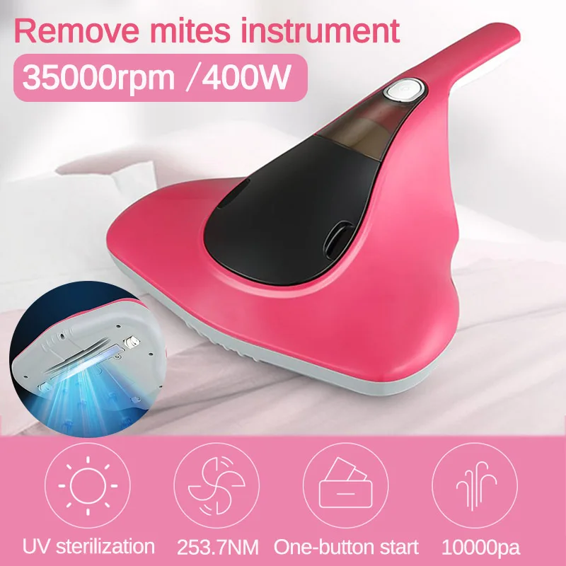 400W UV Handheld Dust Mite Vacuum Cleaner Ultraviolet Sterilization For Sofa Sheets Curtain Bed Pillow Dust Mites Cleaner Kill
400W UV Handheld Dust Mite Vacuum Cleaner Ultraviolet Sterilization For Sofa Sheets Curtain Bed Pillow Dust Mites Cleaner Kill