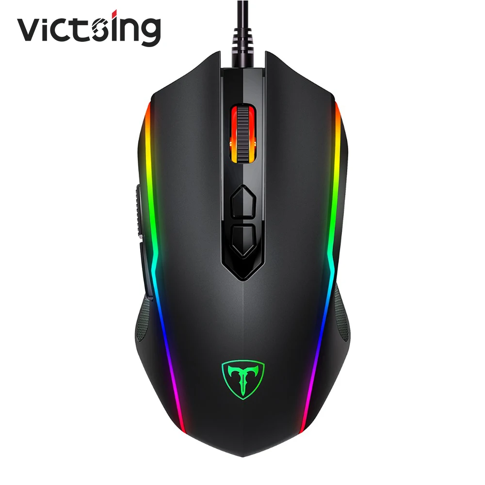 VicTsing RGB Gaming Mouse 8 Programmable Buttons 7200 DPI Adjustable Optical Wired Mouse Game Mice With Fire Button For Gamer PC
VicTsing RGB Gaming Mouse 8 Programmable Buttons 7200 DPI Adjustable Optical Wired Mouse Game Mice With Fire Button For Gamer PC