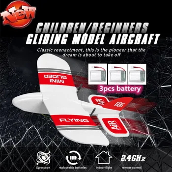 100M RC Distance 2.4G EPP Foam Glider Fixed Wing RC Airplane RTF Indoor & Garden Flying Remote Control Gliding Aircraft Toys
100M RC Distance 2.4G EPP Foam Glider Fixed Wing RC Airplane RTF Indoor & Garden Flying Remote Control Gliding Aircraft Toys