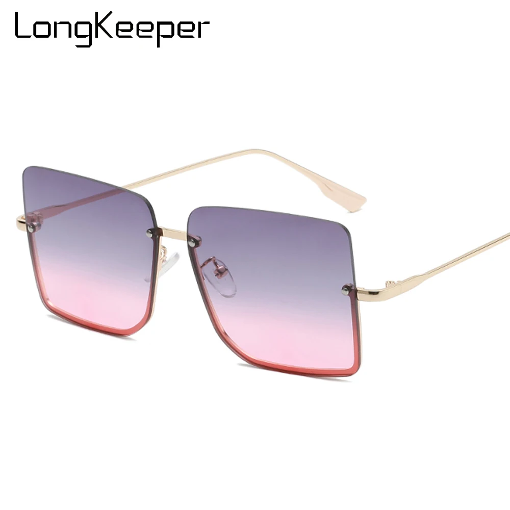 New Luxury Oversized Gradient Sunglasses Women Retro Brand Square Sun Glasses Female Half Metal Frame Eyewear Shades Oculos
New Luxury Oversized Gradient Sunglasses Women Retro Brand Square Sun Glasses Female Half Metal Frame Eyewear Shades Oculos