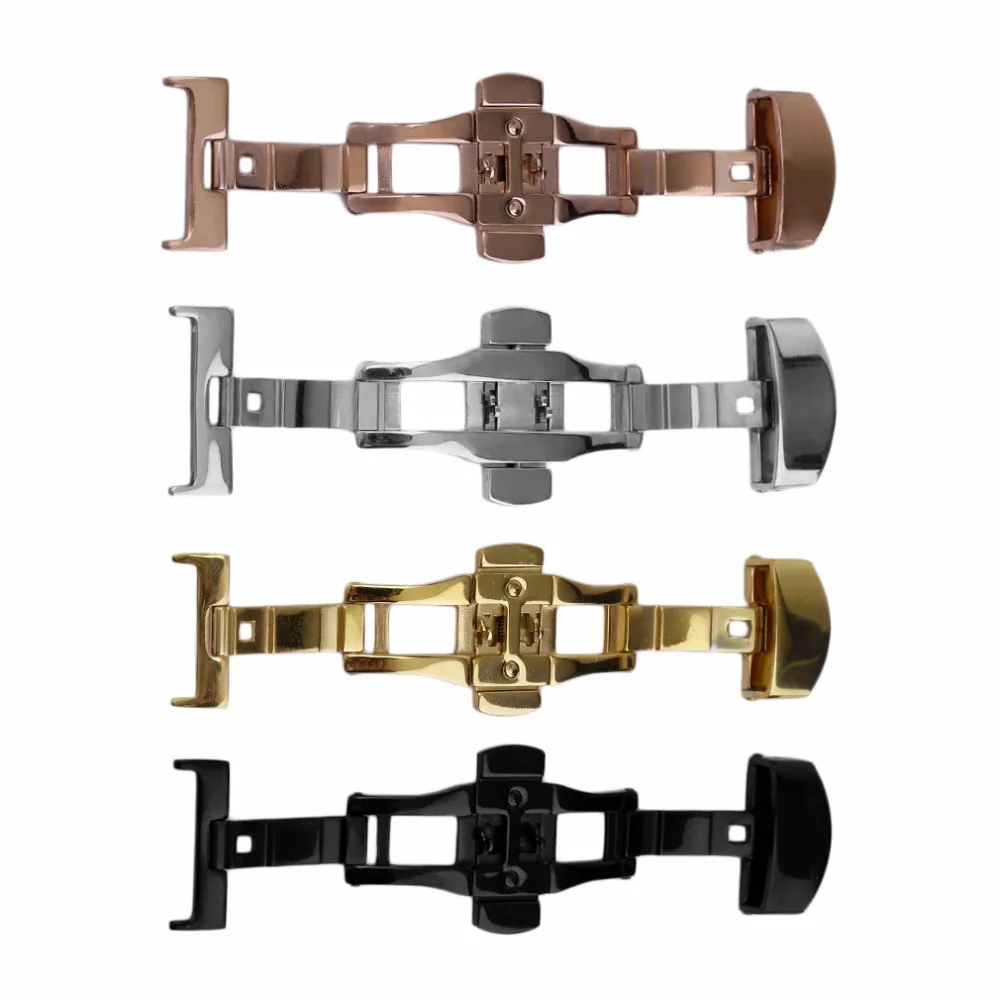 Stainless Steel Solid Double Push Button Fold Watch Buckle Butterfly Deployment Clasp Watch Strap 20mm 22mm latest quartz watch
Stainless Steel Solid Double Push Button Fold Watch Buckle Butterfly Deployment Clasp Watch Strap 20mm 22mm latest quartz watch
