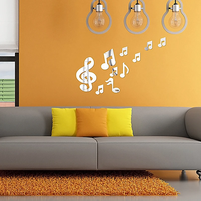 10pcs/bag Musical Note Mirror Wall Sticker Decorative Mirror Restaurant Aisle Floor Personality Decorative Mirror Paste Living
10pcs/bag Musical Note Mirror Wall Sticker Decorative Mirror Restaurant Aisle Floor Personality Decorative Mirror Paste Living