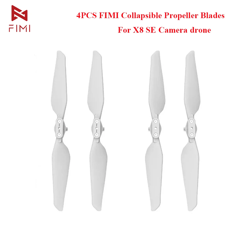 Original 4PCS FIMI Collapsible Propeller Blades for X8 SE Camera drone propeller RC Quadcopter Spare Parts Propellers
Original 4PCS FIMI Collapsible Propeller Blades for X8 SE Camera drone propeller RC Quadcopter Spare Parts Propellers