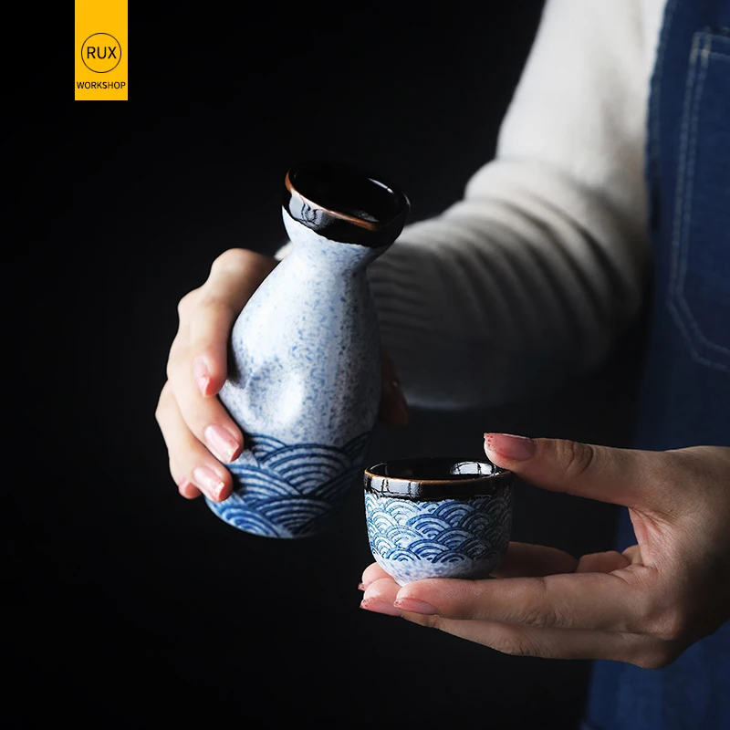 RUX WORKSHOP Japanese Style Sake Wine Warm Chinese Wine Set Home Ceramic Sake Wine Set
RUX WORKSHOP Japanese Style Sake Wine Warm Chinese Wine Set Home Ceramic Sake Wine Set