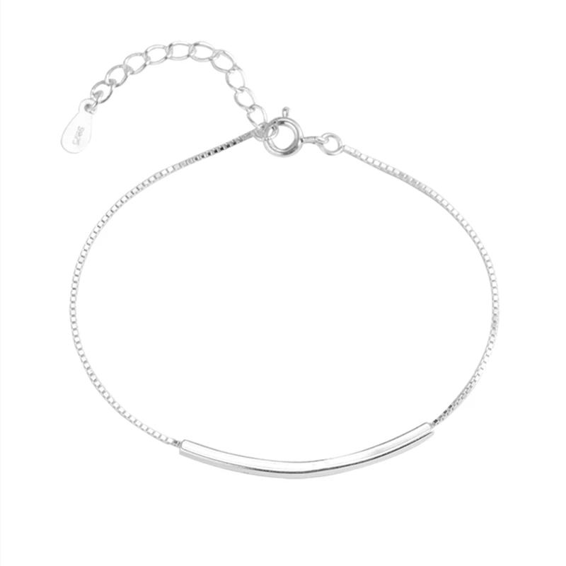 925 Sterling Silver Fashion Simple Arc Bracelet Handmade Original Women's Individual Atmospheric Line Adjustable Handwear
925 Sterling Silver Fashion Simple Arc Bracelet Handmade Original Women's Individual Atmospheric Line Adjustable Handwear