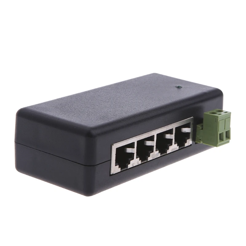 4 LAN Ports Passive Power Over Ethernet Module Injector DC 12-48V IP Camera Power supply PoE switch adapter PoE box
4 LAN Ports Passive Power Over Ethernet Module Injector DC 12-48V IP Camera Power supply PoE switch adapter PoE box