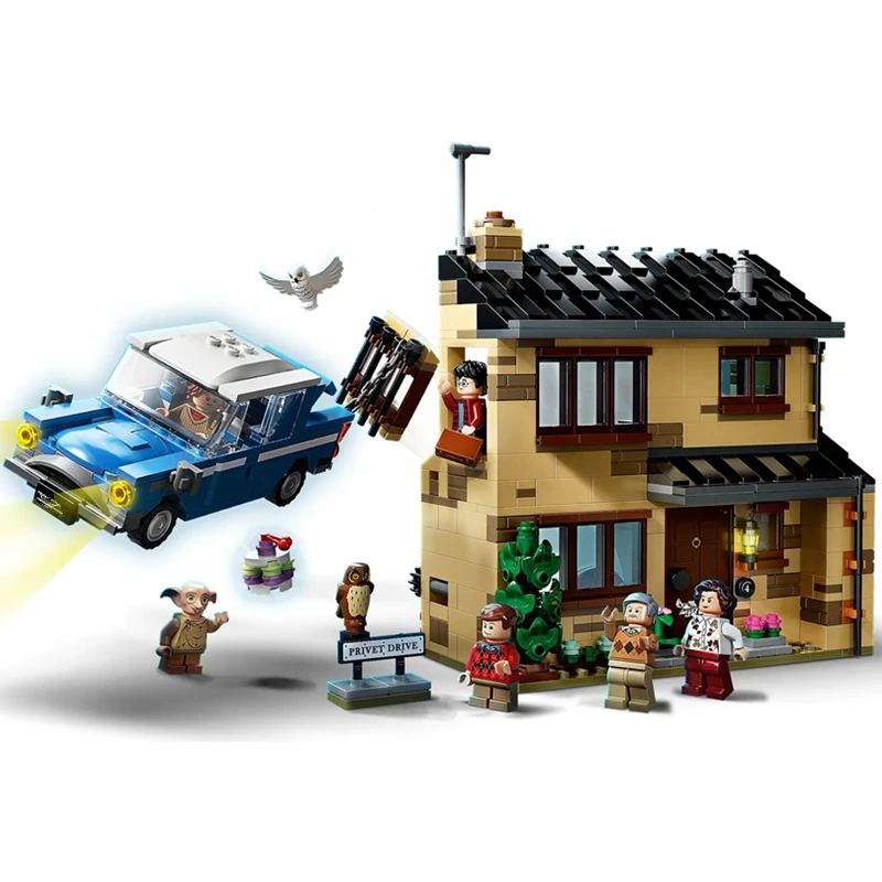 NEW 2020 Magic Movie 4 Privet Drive Flying Car Building Blocks Kits Bricks Sets Classic Model Kids Toys For Children Gift
NEW 2020 Magic Movie 4 Privet Drive Flying Car Building Blocks Kits Bricks Sets Classic Model Kids Toys For Children Gift