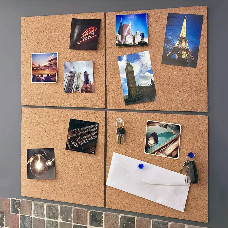 1PCS hexagonal square circular laminated eco-friendly natural cork board can be pasted creative DIY message board photo wall
1PCS hexagonal square circular laminated eco-friendly natural cork board can be pasted creative DIY message board photo wall