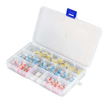 110/100/50Pcs Insulated Soldering Sleeve Seal Heat Shrink Terminals Waterproof Electrical Wire Butt Connectors Kit
110/100/50Pcs Insulated Soldering Sleeve Seal Heat Shrink Terminals Waterproof Electrical Wire Butt Connectors Kit