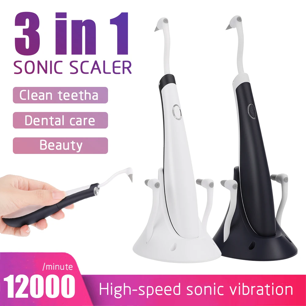3 In1 Electrical High Frequency Vibration Oral Hygiene Teeth Whitening Tool Cleaning Scaler Tooth Eraser Oral Care Stain Remover
3 In1 Electrical High Frequency Vibration Oral Hygiene Teeth Whitening Tool Cleaning Scaler Tooth Eraser Oral Care Stain Remover