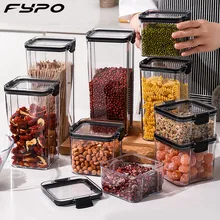 Fypo Food Storage Container Kitchen Storage Box Multigrain Storage Tank Stackable Kitchen Sealed Jars for Bulk Cereals Organizer
Fypo Food Storage Container Kitchen Storage Box Multigrain Storage Tank Stackable Kitchen Sealed Jars for Bulk Cereals Organizer