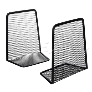 High Quality 1 Pair Metal Mesh Desk Organizer Desktop Office Home Bookends Book Holder
High Quality 1 Pair Metal Mesh Desk Organizer Desktop Office Home Bookends Book Holder