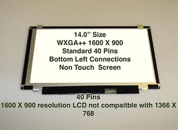 New 14.0" WXGA HD LED Compatible Replacement Laptop LCD Screen Compatible with Dell Latitude E5440 
New 14.0" WXGA HD LED Compatible Replacement Laptop LCD Screen Compatible with Dell Latitude E5440