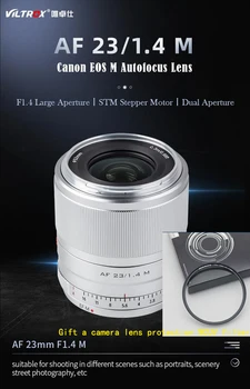 VILTROX 23or33mmF1.4STM is suitable for Canon micro single EF-M portrait humanistic autofocus fixed-focus lens
VILTROX 23or33mmF1.4STM is suitable for Canon micro single EF-M portrait humanistic autofocus fixed-focus lens