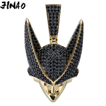 JINAO Fashion Gold Silver color Iced Out Dragon Ball Cell Necklace&Pendant Cubic Zircon Hip Hop Jewelry Necklace
JINAO Fashion Gold Silver color Iced Out Dragon Ball Cell Necklace&Pendant Cubic Zircon Hip Hop Jewelry Necklace