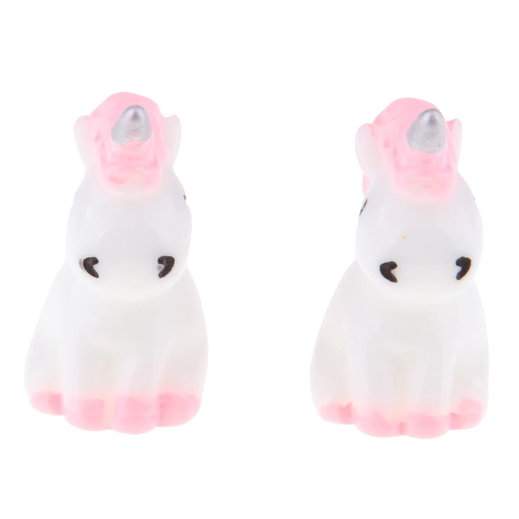 2Pcs Miniature Unicorn Figurine Mini Unicorn Miniature Fairy Garden Dollhouse Micro Landscape Ornaments Gift for Kids Toys 2Pcs Miniature Unicorn Figurine Mini Unicorn Miniature Fairy Garden Dollhouse Micro Landscape Ornaments Gift for Kids Toys