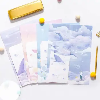 3PCS Envelope + 6PCS Letter Paper Colorful Vintage Whale illustration Pattern Gift Party Wedding Message Card Stationery 03257
3PCS Envelope + 6PCS Letter Paper Colorful Vintage Whale illustration Pattern Gift Party Wedding Message Card Stationery 03257