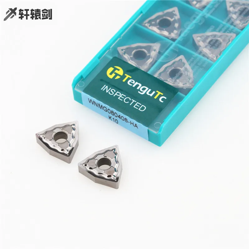 10pcs WNMG080402 WNMG080404 WNMG080408 HA K10 Carbide Blade Processing Aluminum Turning Tool
10pcs WNMG080402 WNMG080404 WNMG080408 HA K10 Carbide Blade Processing Aluminum Turning Tool