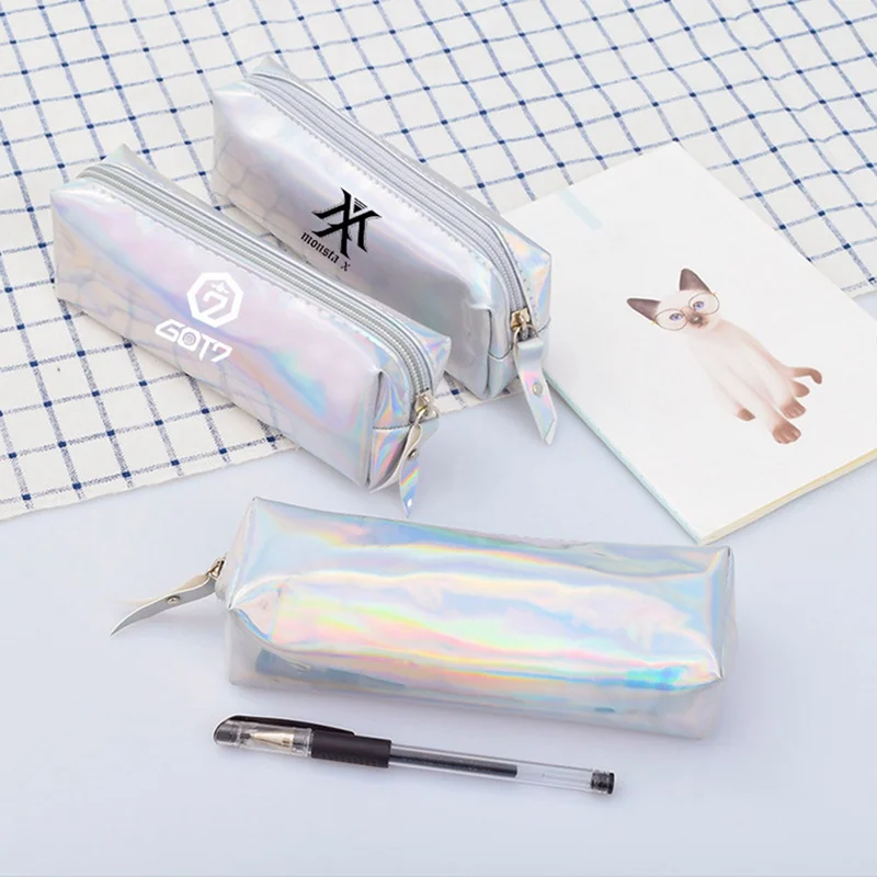 Kpop Twice Colorful Laser Clear Pencil Pen Case GOT7 Blackpink Fashion Cosmetic Makeup Bag Pencil Bag School Supplies
Kpop Twice Colorful Laser Clear Pencil Pen Case GOT7 Blackpink Fashion Cosmetic Makeup Bag Pencil Bag School Supplies