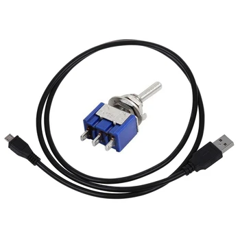 1Pcs Micro-Usb 2-In-1 Data Charging Cable 1M & 10 Pcs Automatic Close Miniature Rocker Switch, Ac 125V, 3 Pin Spdt On
1Pcs Micro-Usb 2-In-1 Data Charging Cable 1M & 10 Pcs Automatic Close Miniature Rocker Switch, Ac 125V, 3 Pin Spdt On