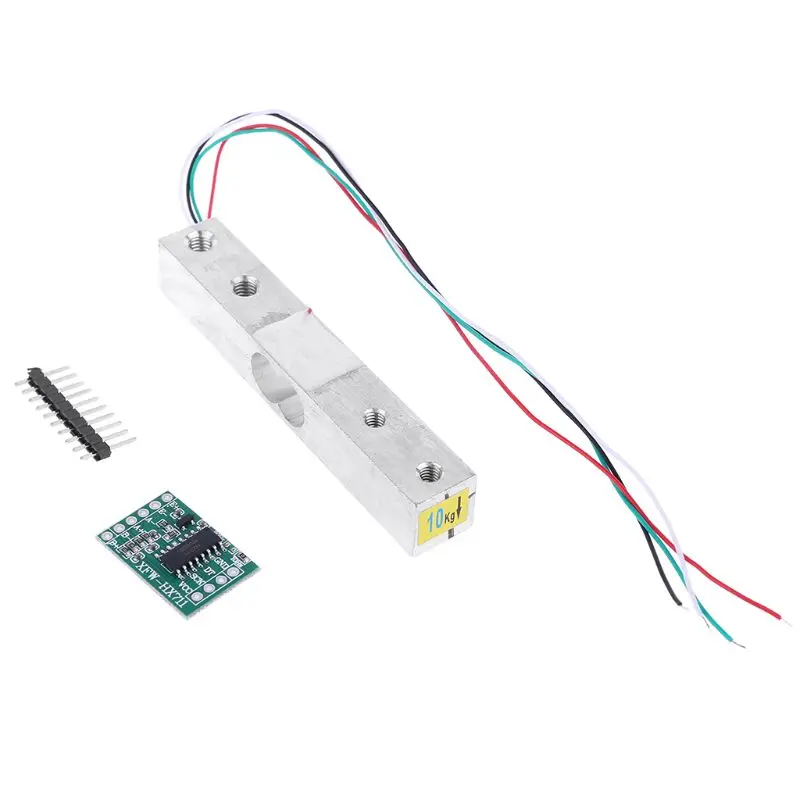 Load Cell 10kg Weight Sensor Electronic Kitchen Scale + HX711 AD Weighing Module Pressure Sensor
Load Cell 10kg Weight Sensor Electronic Kitchen Scale + HX711 AD Weighing Module Pressure Sensor