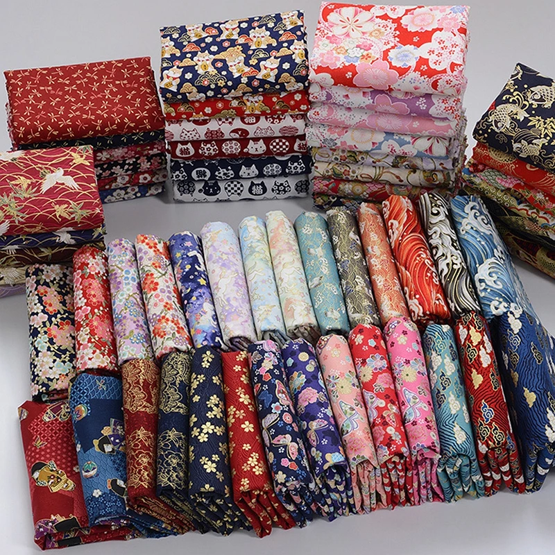Japanese Kimono Fabric Cotton Bronzing Cloth Sushi Tablecloth DIY Sewing Accessories Doll Clothes Design Material 50x145cm
Japanese Kimono Fabric Cotton Bronzing Cloth Sushi Tablecloth DIY Sewing Accessories Doll Clothes Design Material 50x145cm