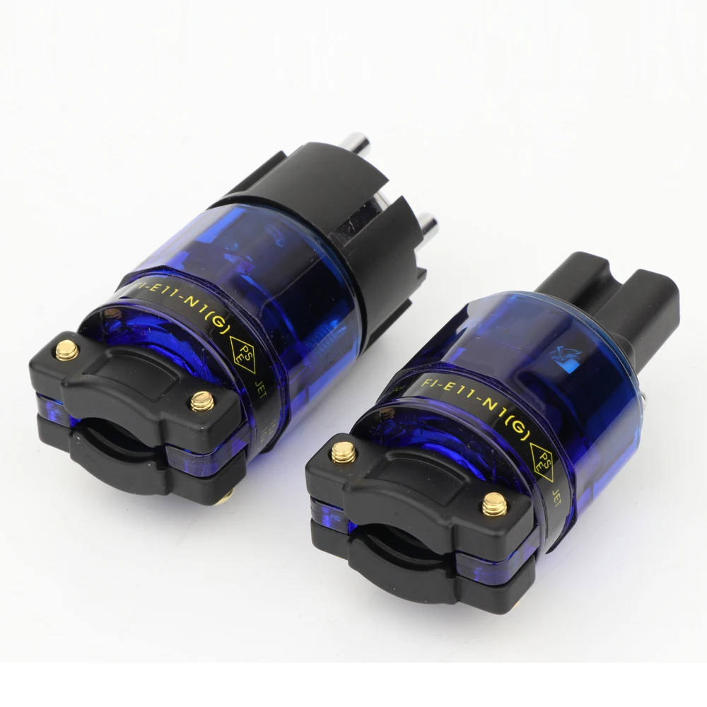 Shop Generic Hiend BrRhodium Plated EU version Power Plug Hifi Schuko